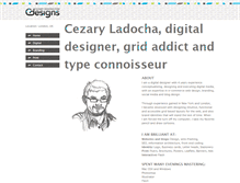 Tablet Screenshot of cezarydesigns.com